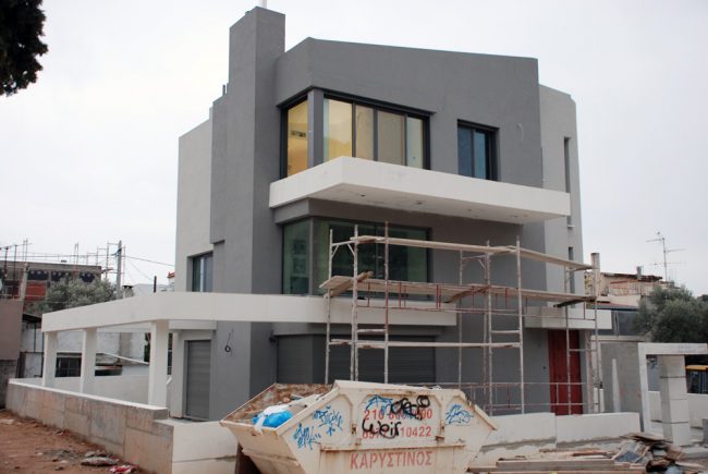 Εξωτερική θερμομόνωση σε συμβατική κατασκευή