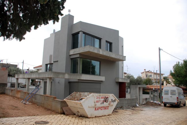 Εξωτερική θερμομόνωση σε συμβατική κατασκευή